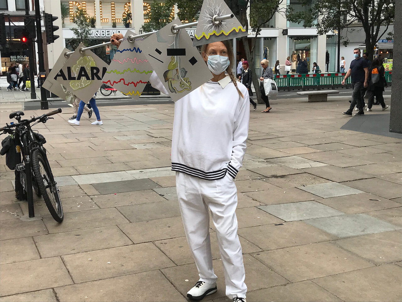 Case Gallery performance, Oxford Street, London 2020