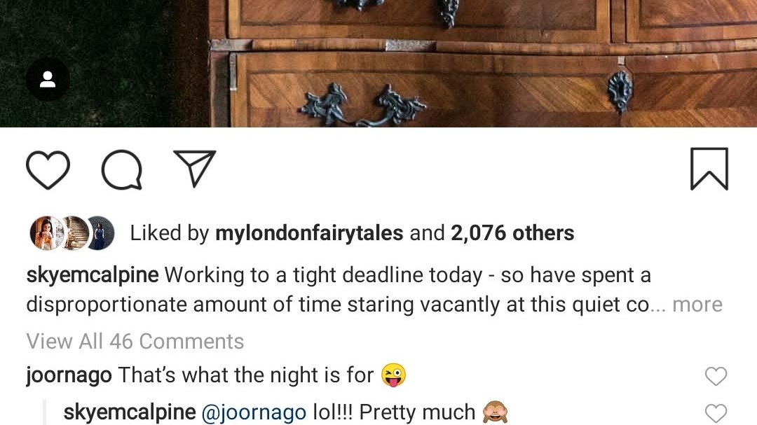 Don’t be afraid to write a caption that gets cut off by the “more” button. Just make sure it’s as engaging as possible up front.