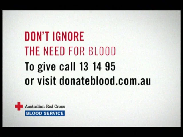 WE GAVE BLOOD - RED CROSS - FILM