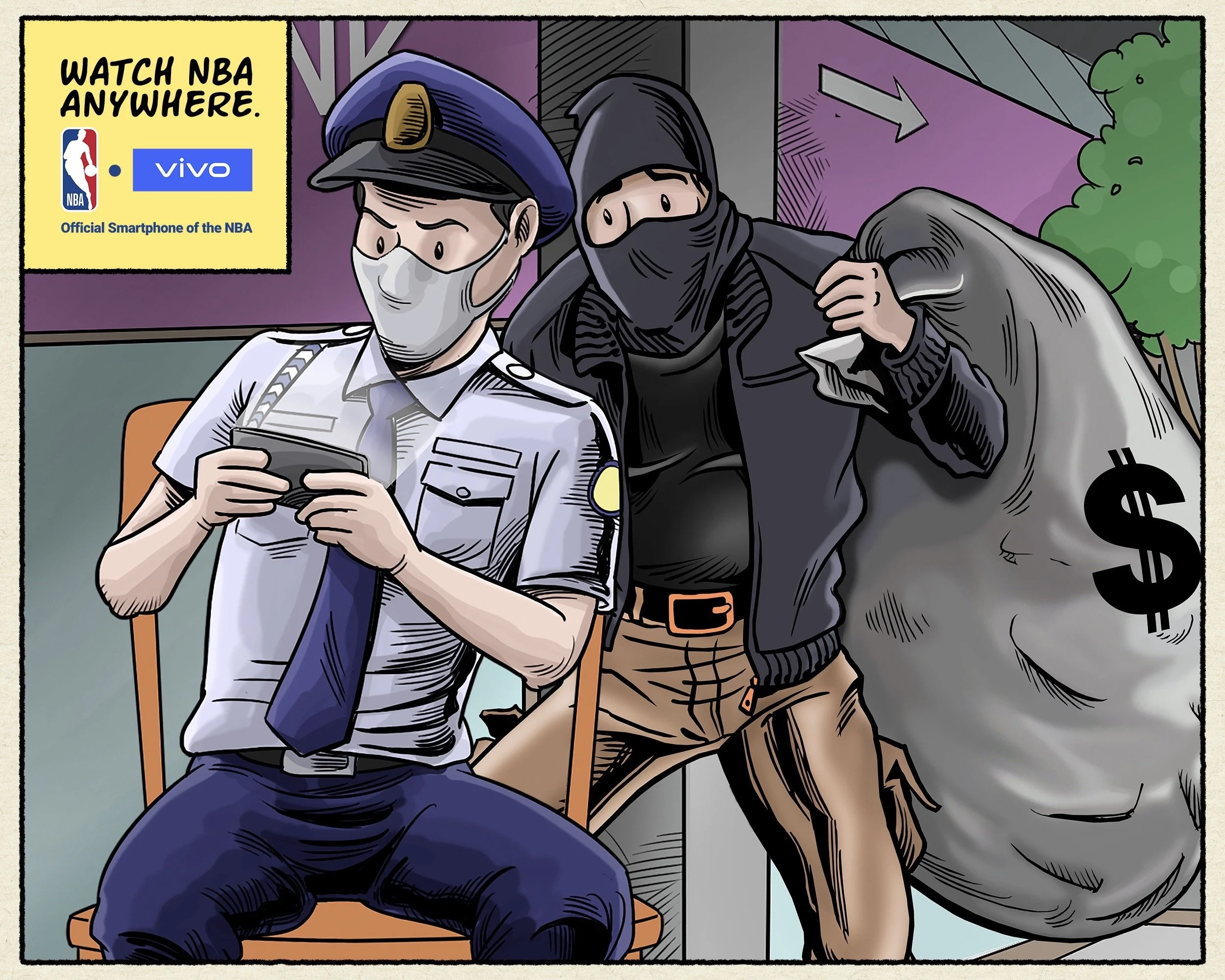 WATCH NBA ANYWHERE - ROBBERY