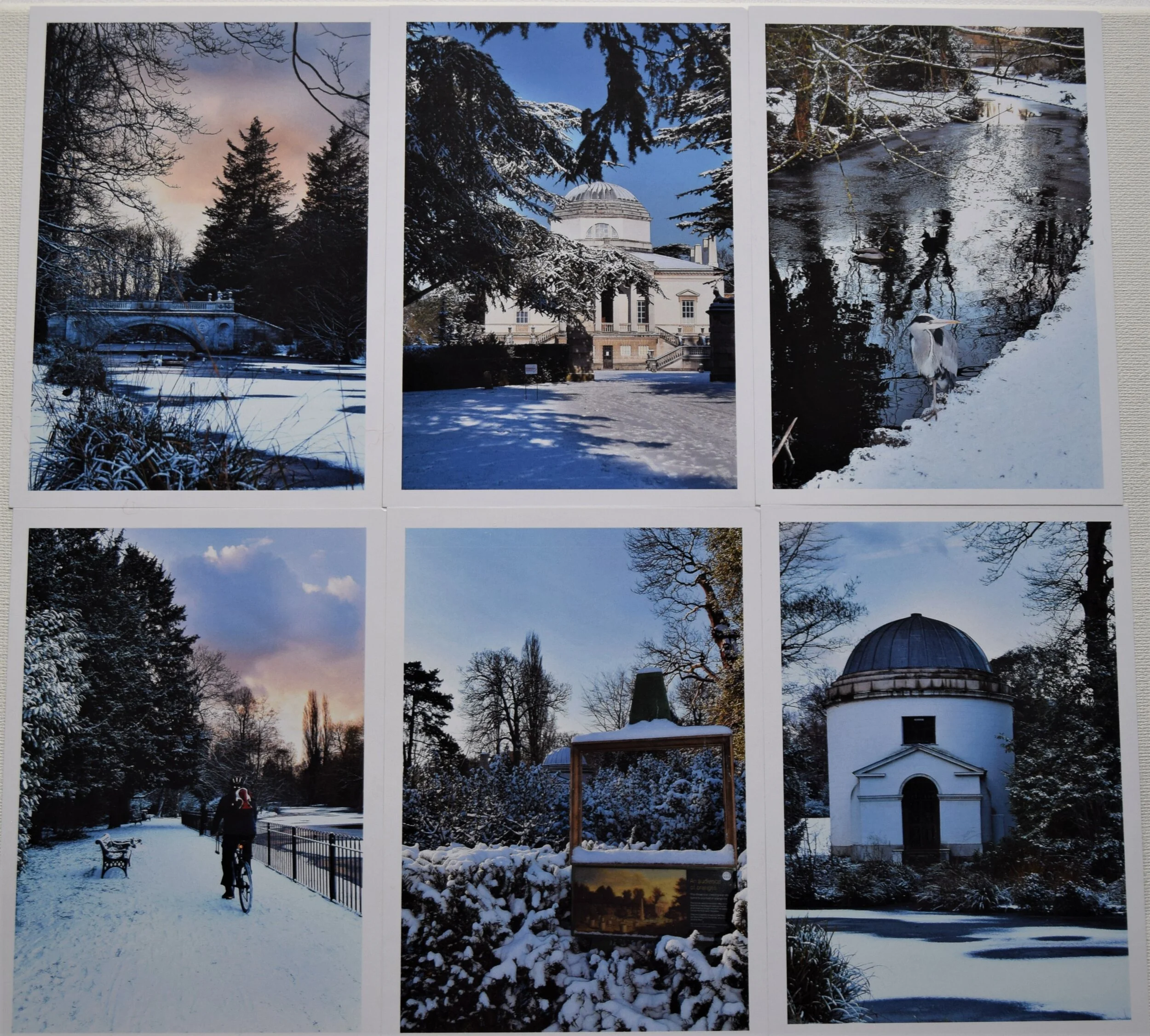 Chiswick park in snow. Post Cards. 10x15 cm.