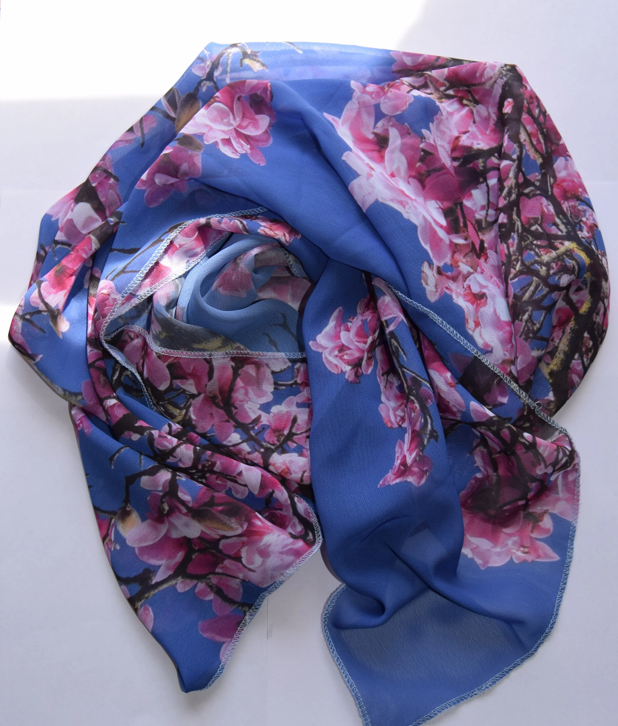 Scarf. Magnolia bloom.  £25