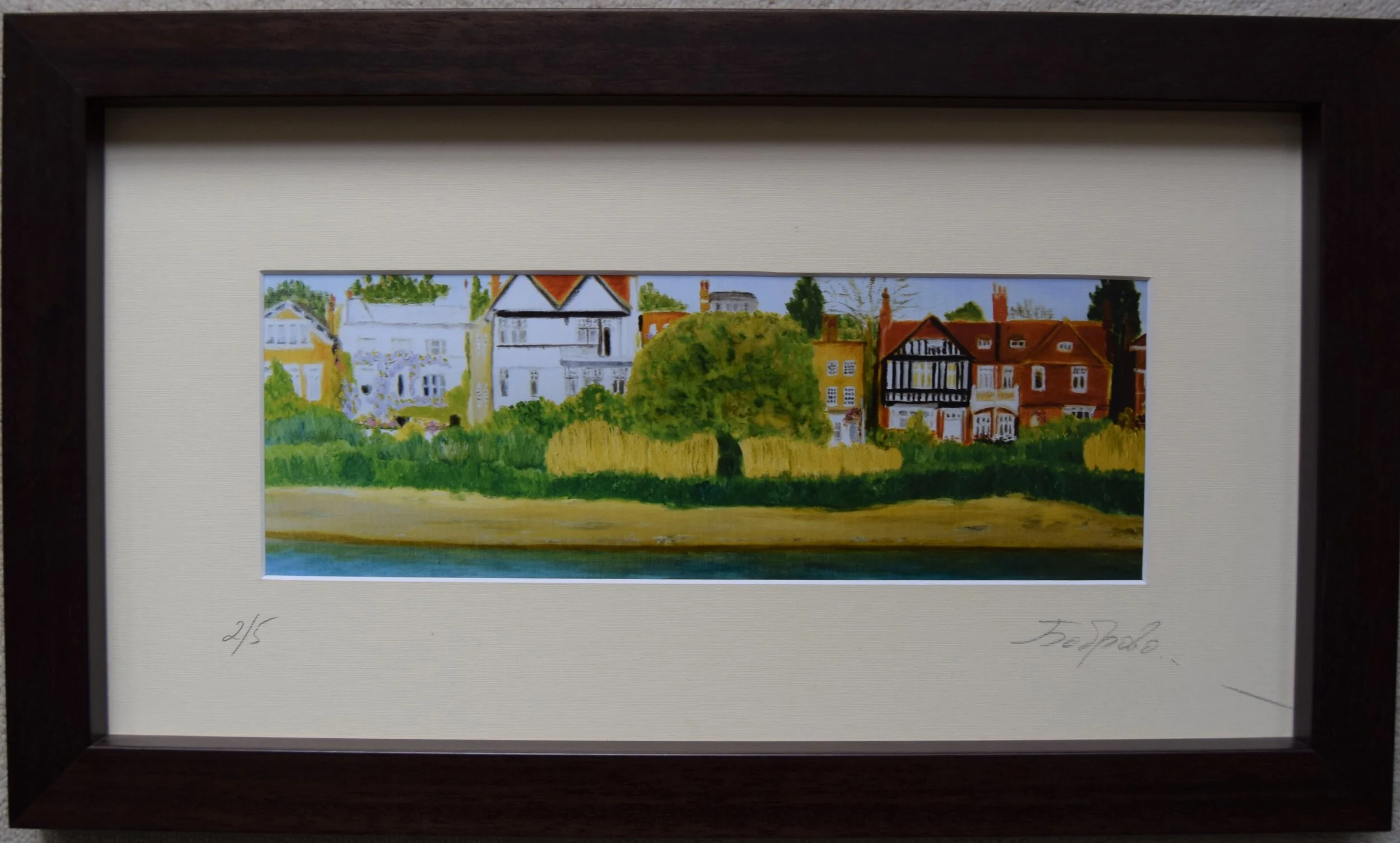 Chiswick Mall. Limited edition print. Framed. £80. SOLD