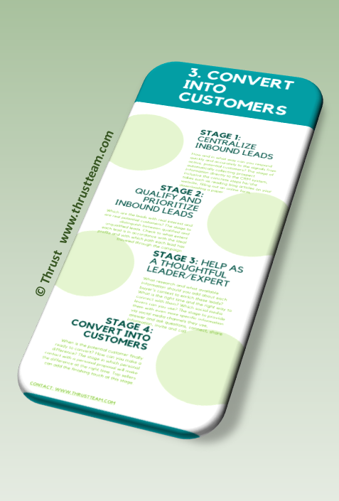 [Future-proof sales] 3. Convert into customers  