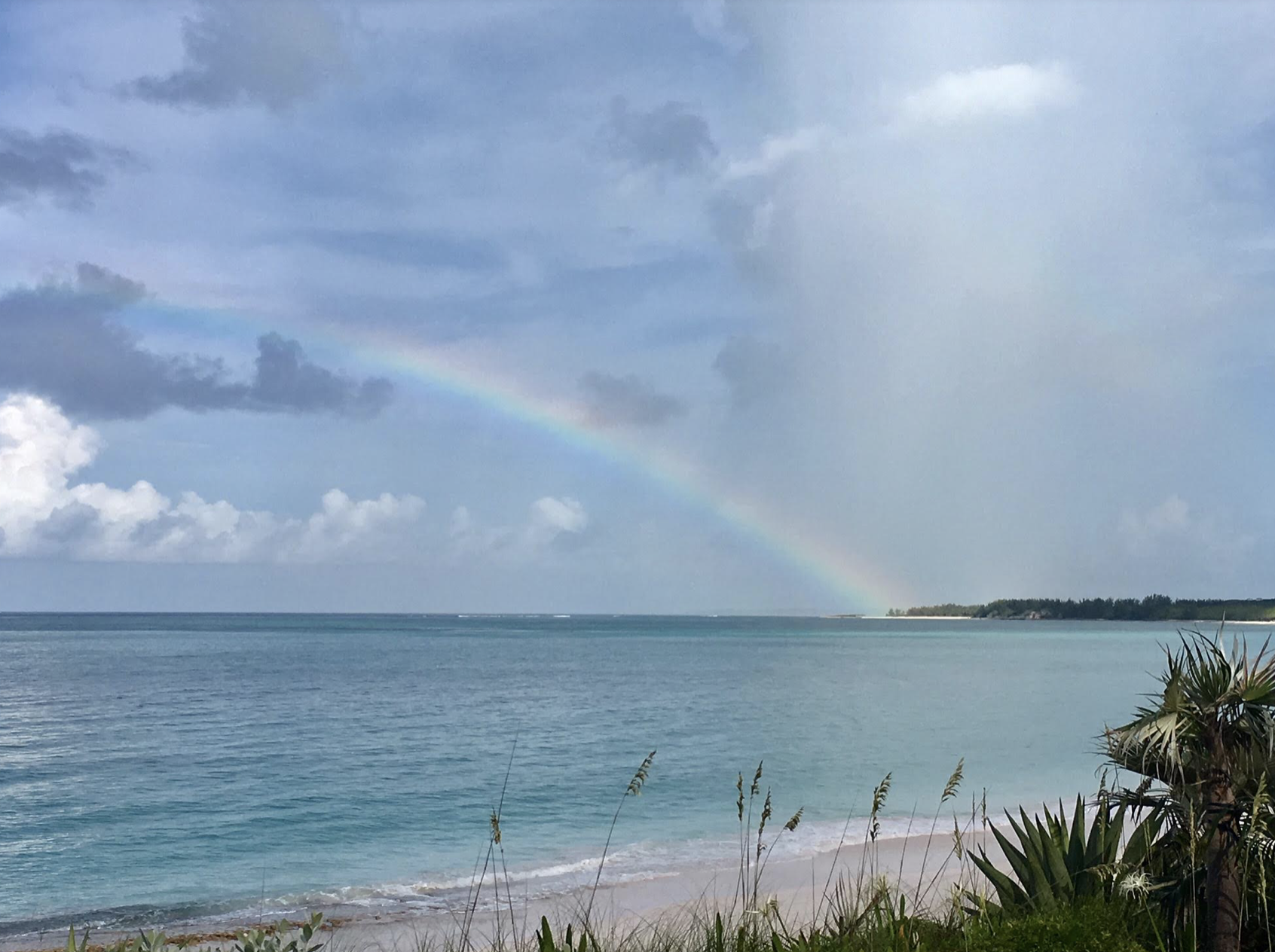 End of the rainbow at Cayo Loco!