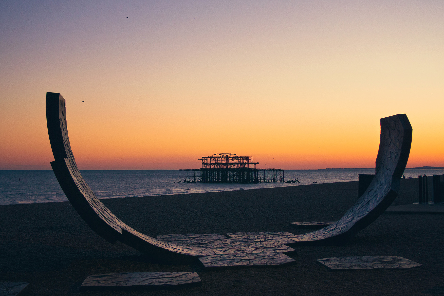 West Pier, Brighton, East Sussex, England