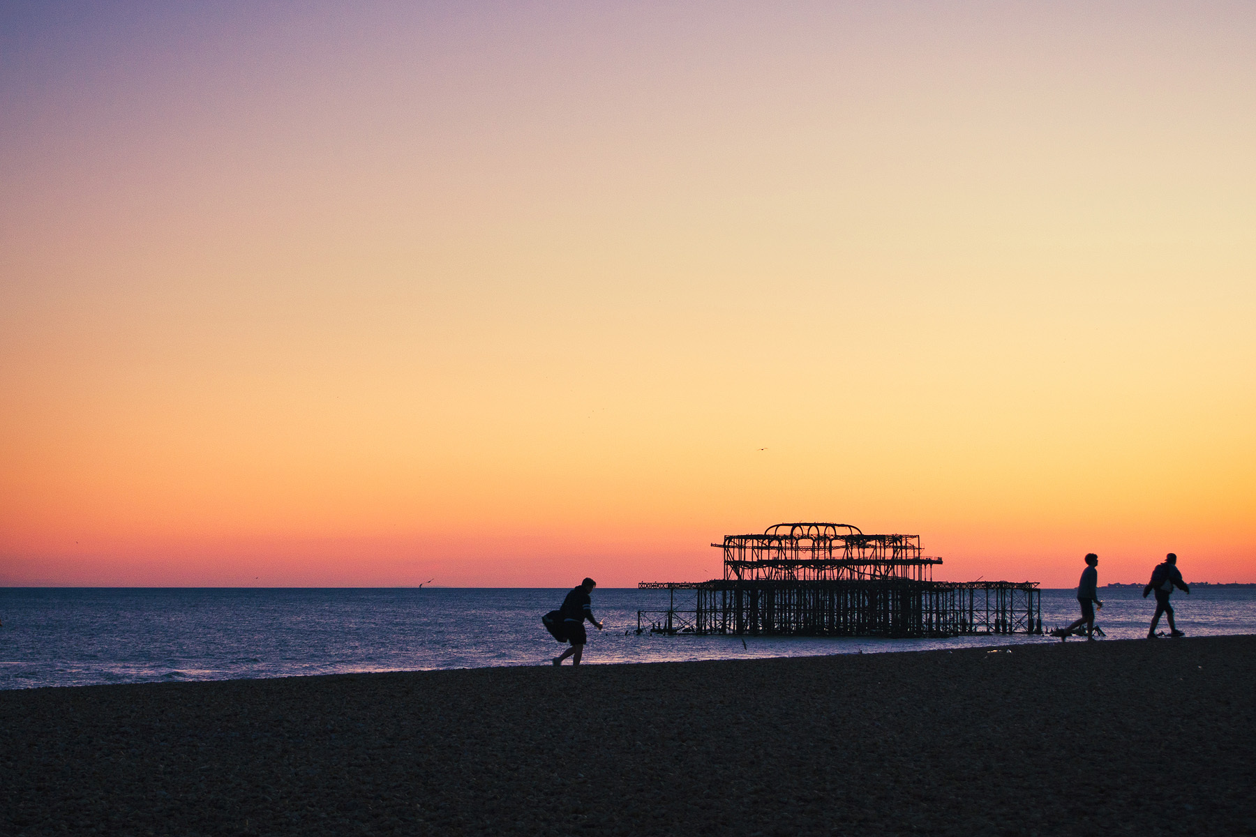 West Pier, Brighton, East Sussex, England