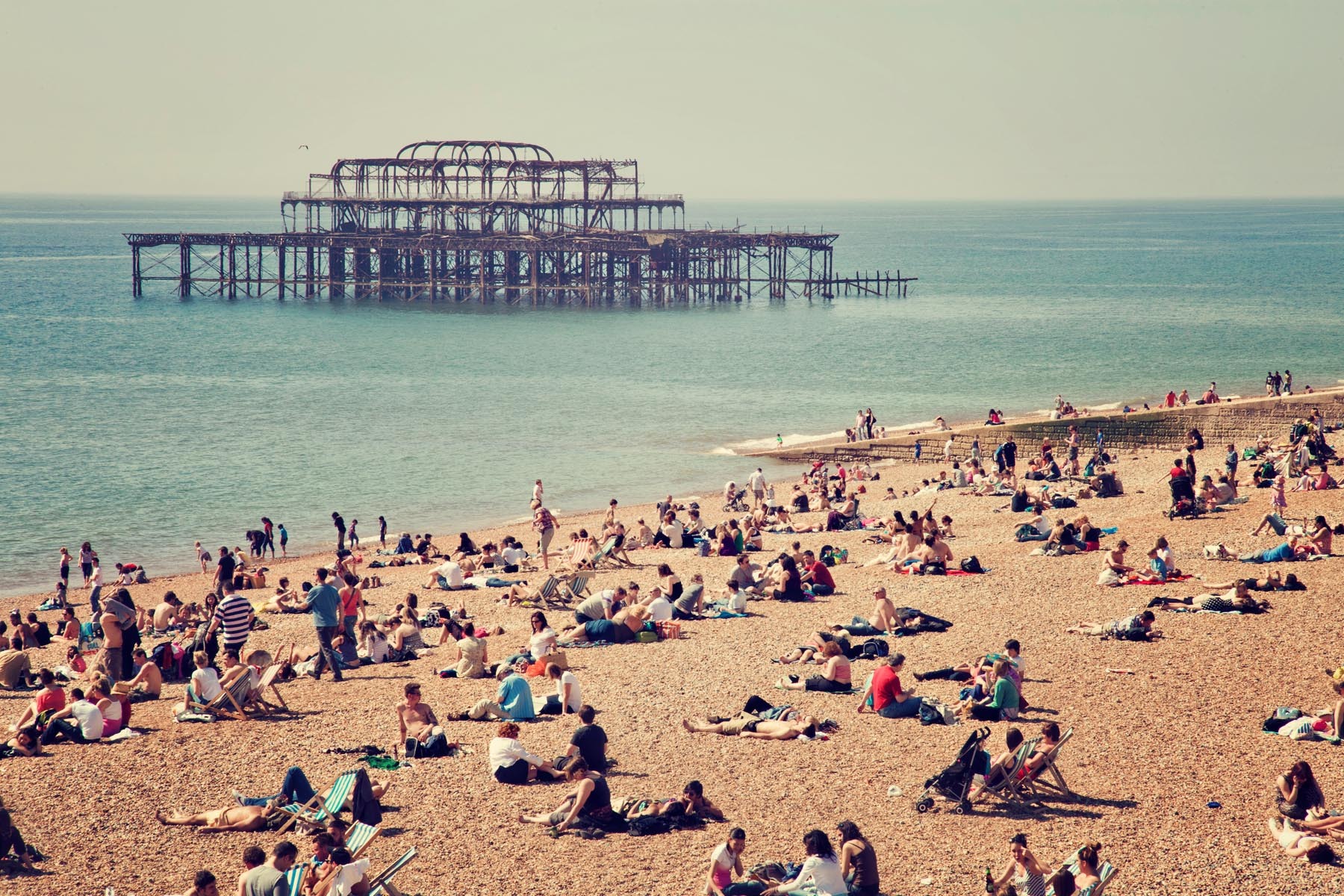 West Pier, Brighton, East Sussex, England