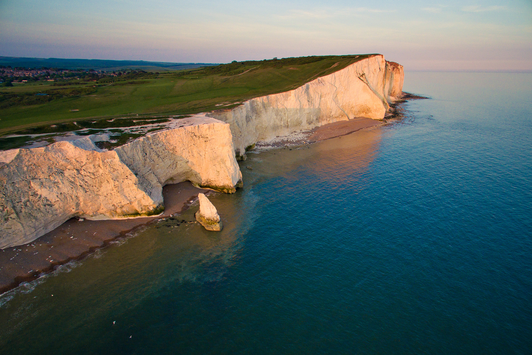 Seaford Head at Sunset, East Sussex