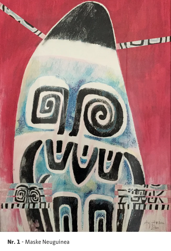 Nr. 1 "Maske Neu Guinea"