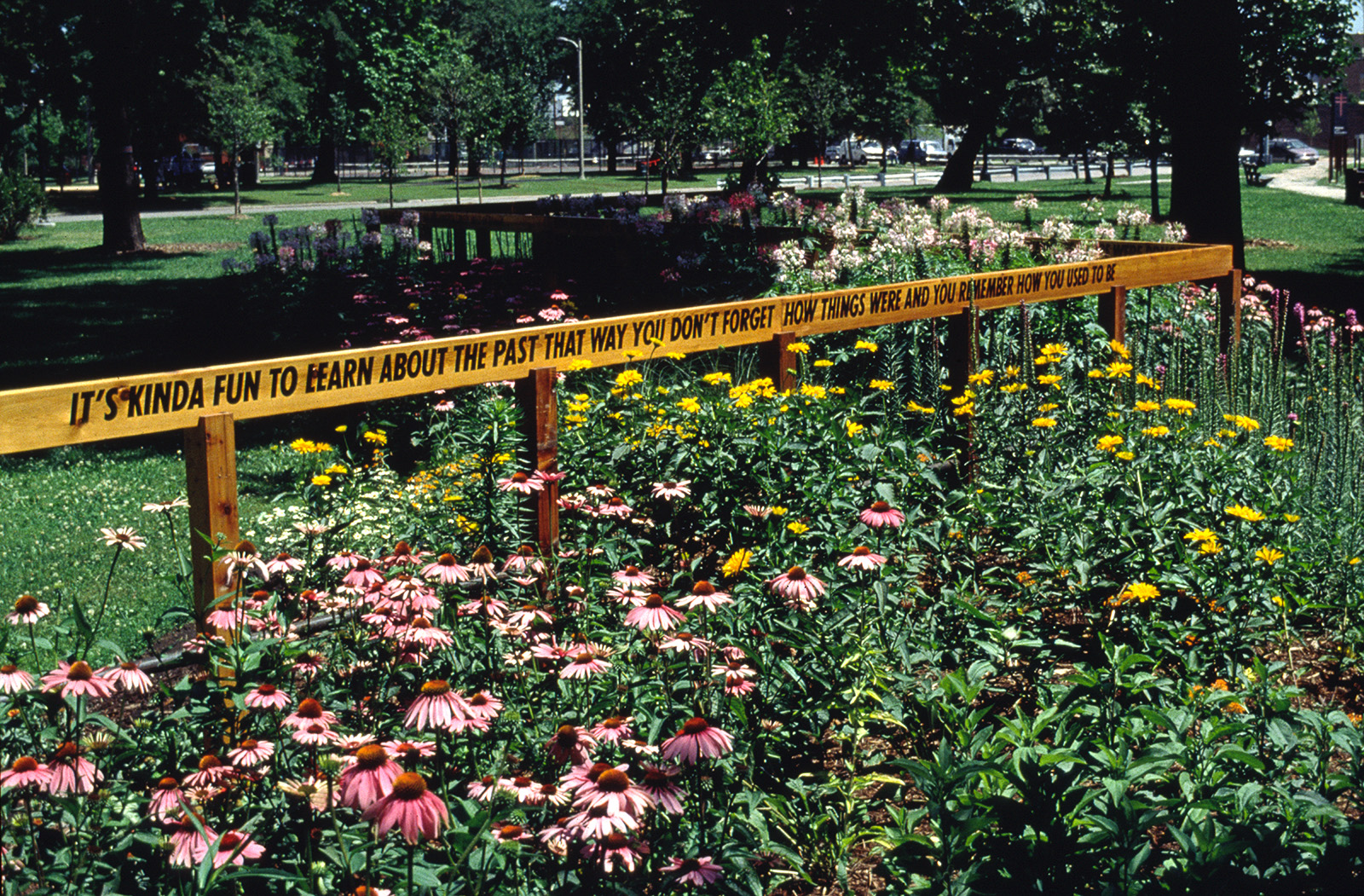  installation view, An American Garden 1995-1996 