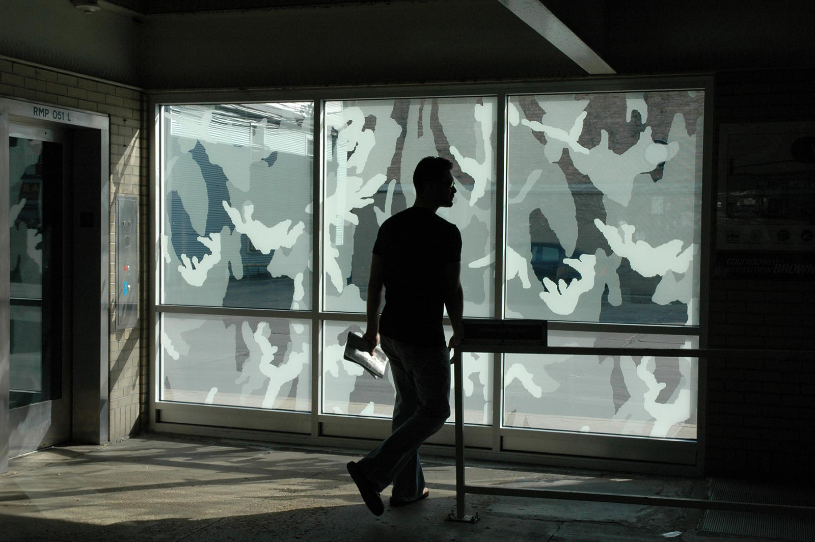  Shadow Screens: interior view, Western Avenue Station, Chicago 2007 