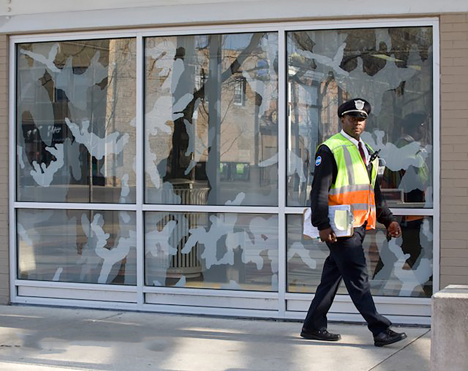  Shadow Screens: exterior view, Western Avenue Station, Chicago 2007 