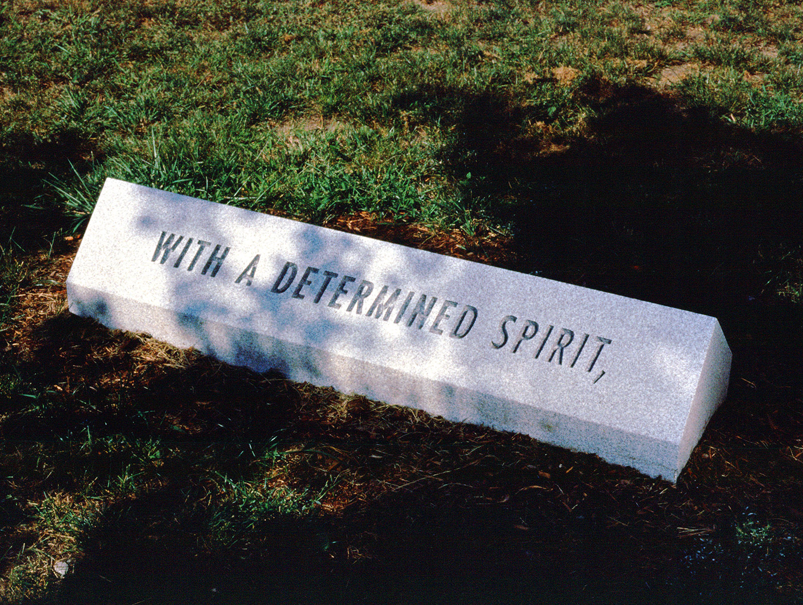   Path Marker (1 of 4) , installation view, 1997. Photo: B.T. Martin 
