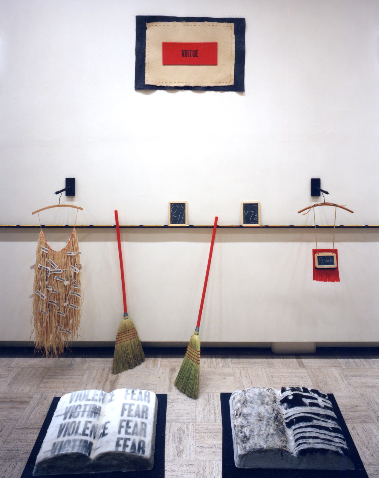   For the Instruction of Young Ladies : Installation View, 1989. Photo: B.T. Martin 