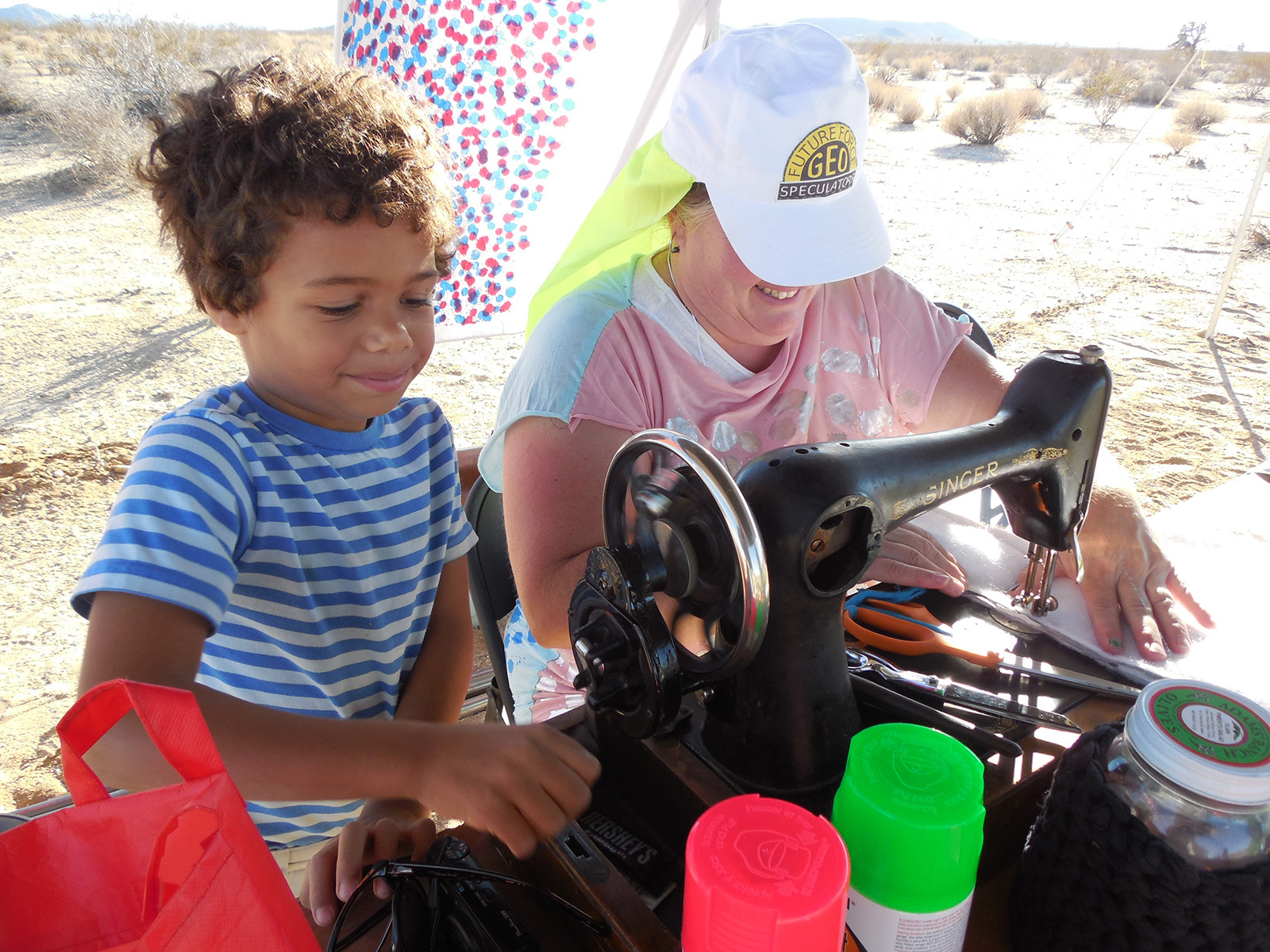  CARPA Symposium at Joshua Tree, California, 2013, Special Agent and Future Force member code name D., Desert Factory 