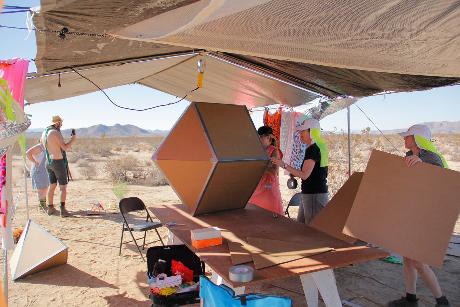  ARPA Symposium at Joshua Tree, California, 2013, Prototype fabrication, Desert Factory 