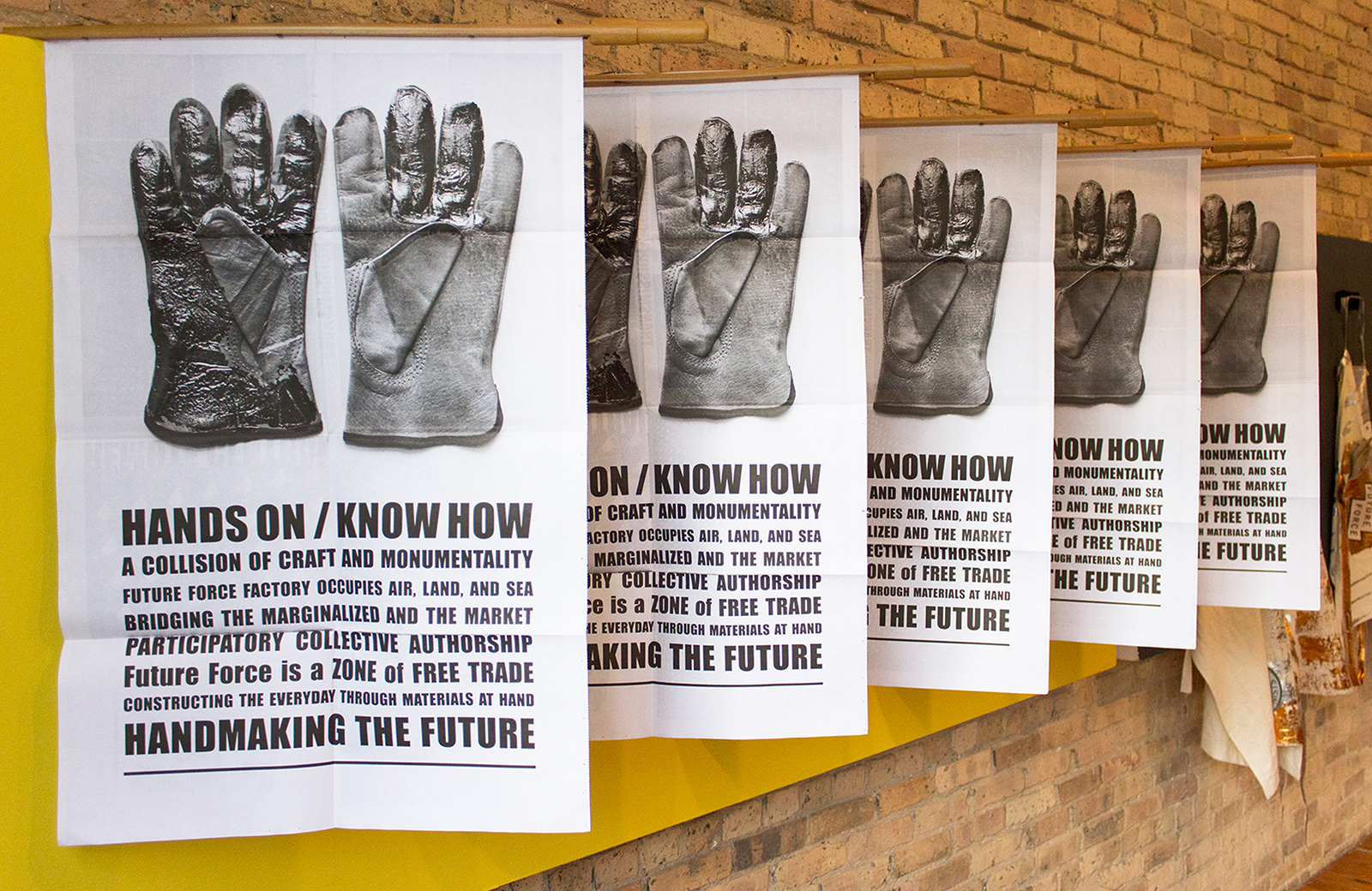  The Experimental Sound Studio, Chicago, 2014, Tabloid Posters: installation view. Photo: Adam Liam Rose 