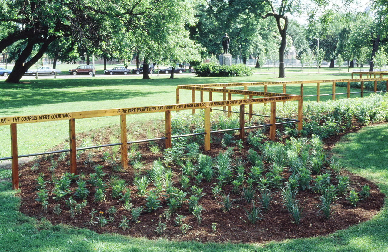  installation view, An American Garden 1995-1996 