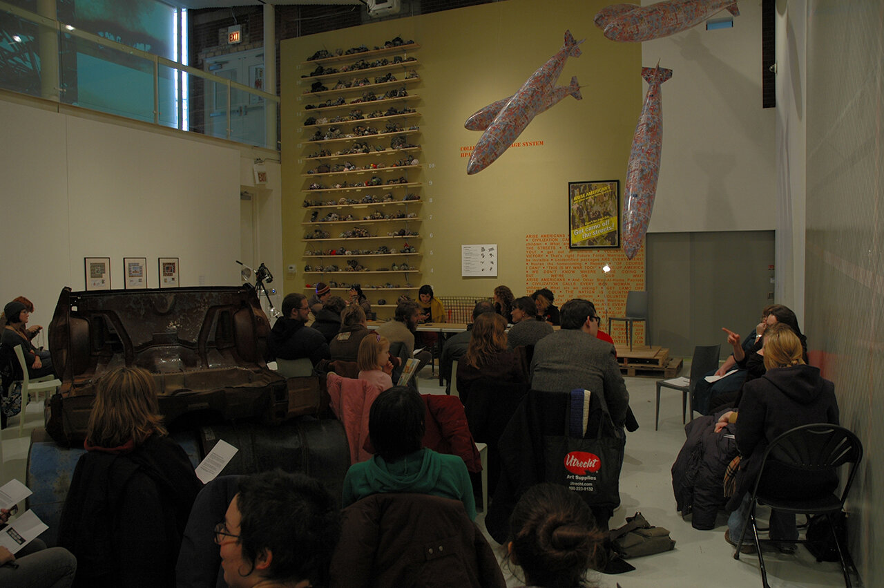   Reading From the Factory Floor , 2008, Hyde Park Art Center, Chicago, Illinois. 