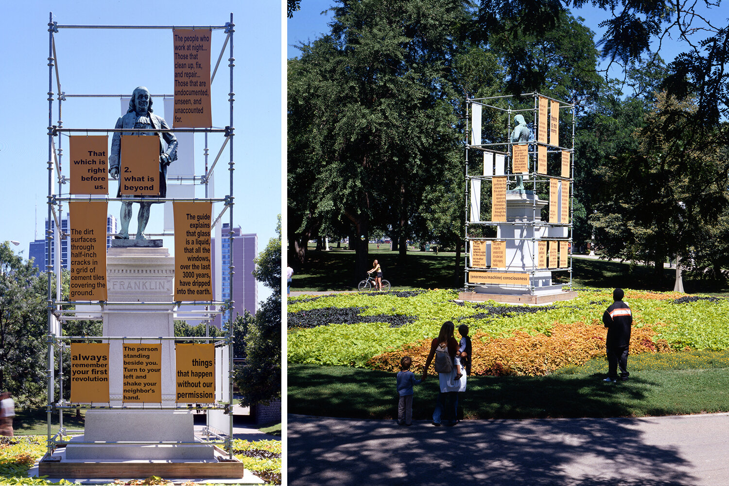   Invisible Garden , installation view, Lincoln Park, Chicago, 2004. Photo: Leslie. Schwartz 