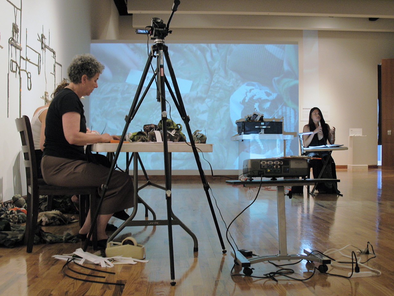   Reading Landscape(s) &nbsp;at The Albuquerque Museum, performance by Ellen Rothenberg with readings by Amy Beeder, Lisa Gill, Lawrence Goeckel, J.A. Lee, Sara Marie Ortiz, Stefi Weisburd, and Nora Yazzie 