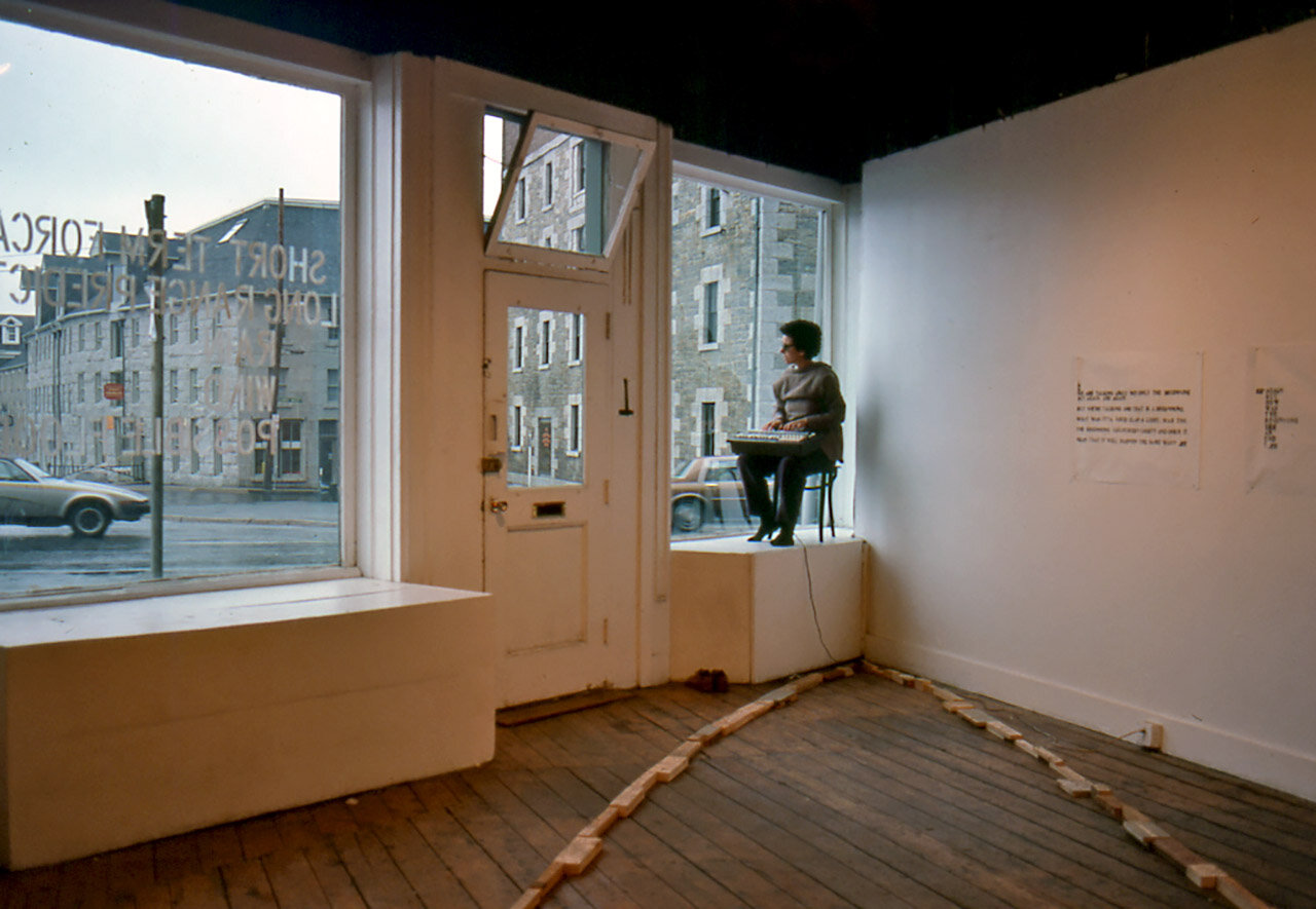   Belief, Yes,  performance installation, Nova Scotia College of Art and Design, 1980 
