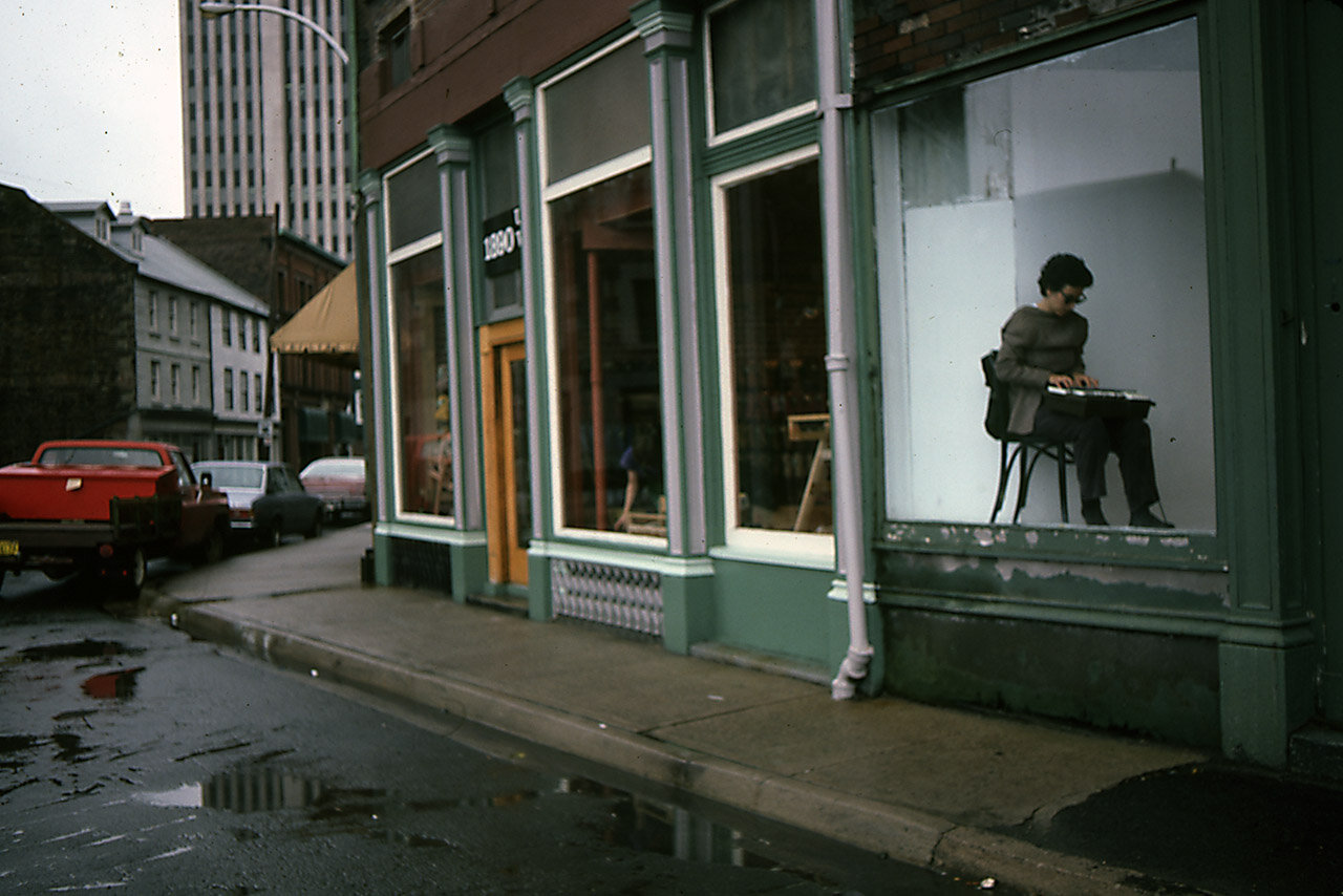   Belief, Yes,  performance installation, Nova Scotia College of Art and Design, 1980  