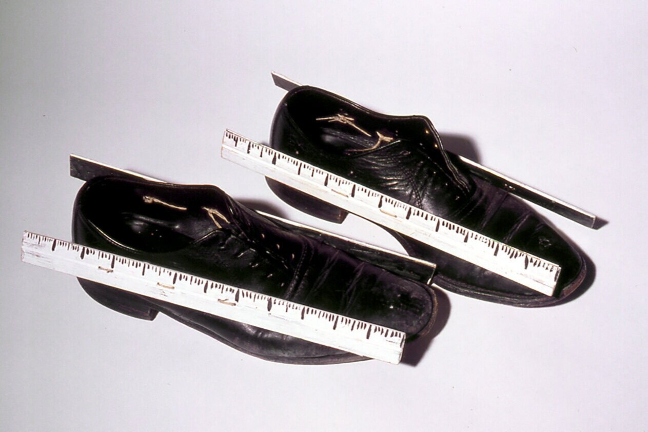   Speak!: Ruler Shoes &nbsp;1989. Photo: B.T. Martin 