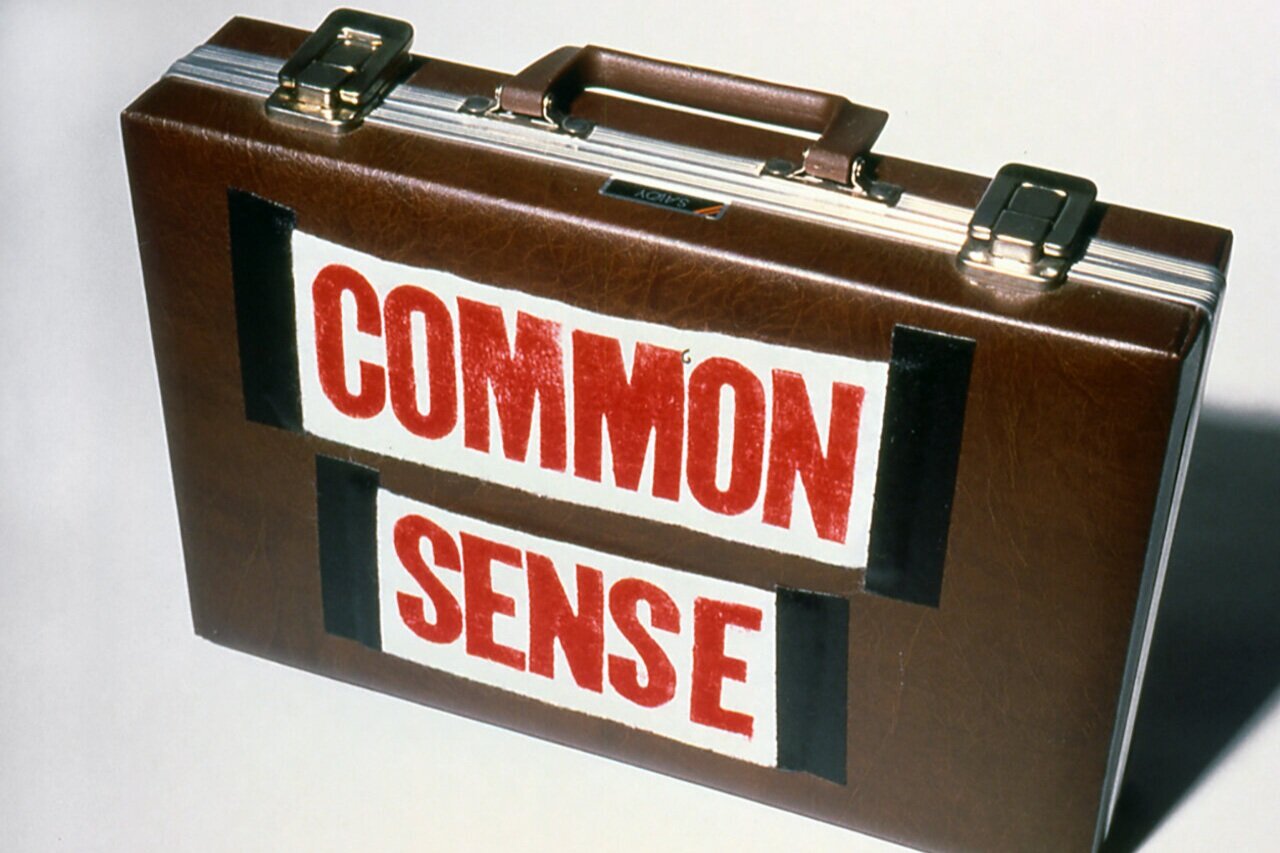   Speak!: Common Sense briefcase &nbsp;1989. Photo: B.T. Martin 