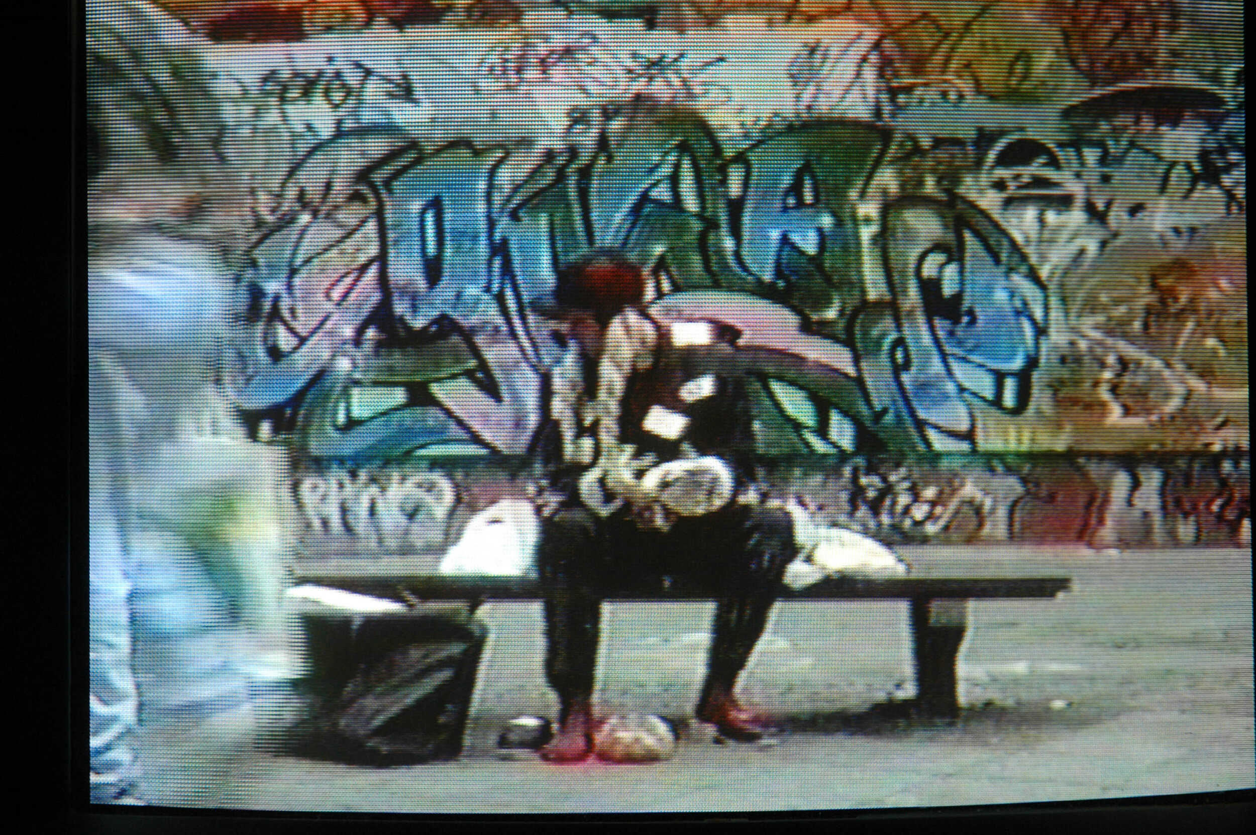  Hello Traitor, 1993. Video Still: Ingo Kratisch 