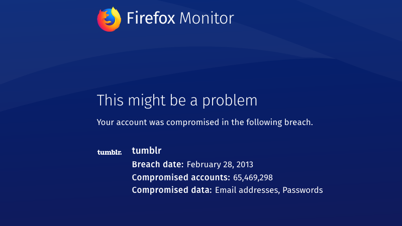 New 'Firefox Monitor' Will Alert You If Your Data Or Passwords Are Stolen