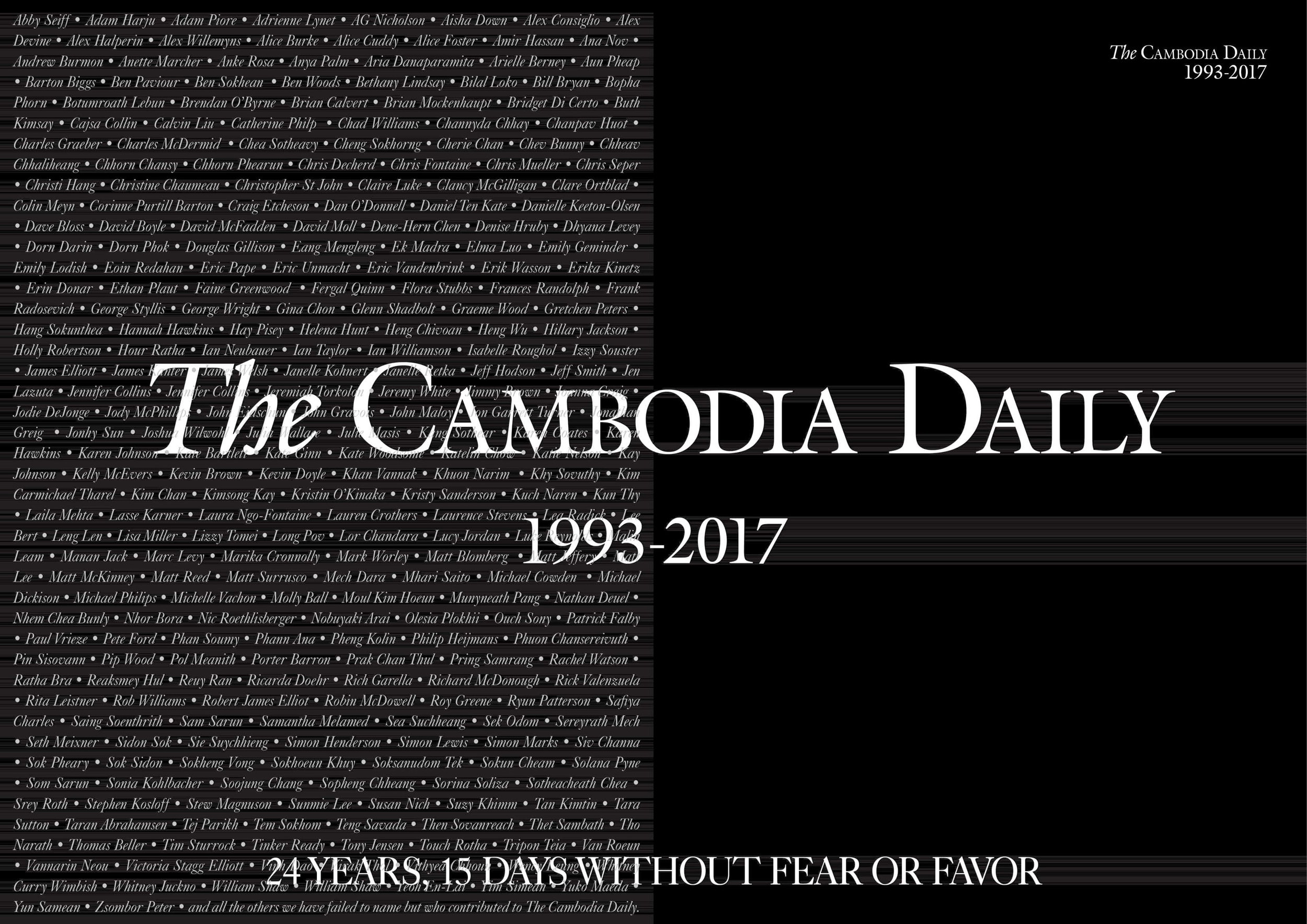 FINAL COVER OF THE CAMBODIA DAILY