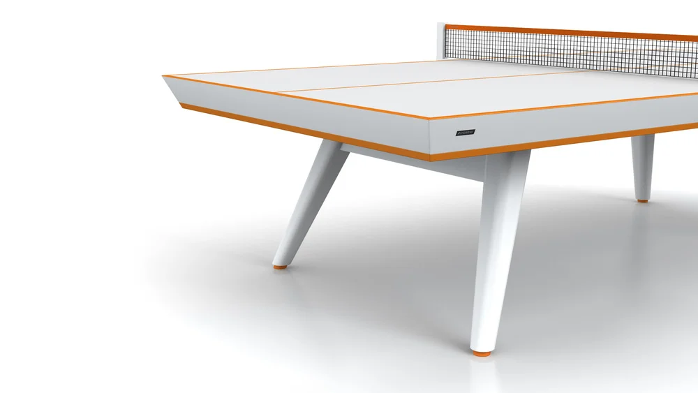 Hampton - Orange and White