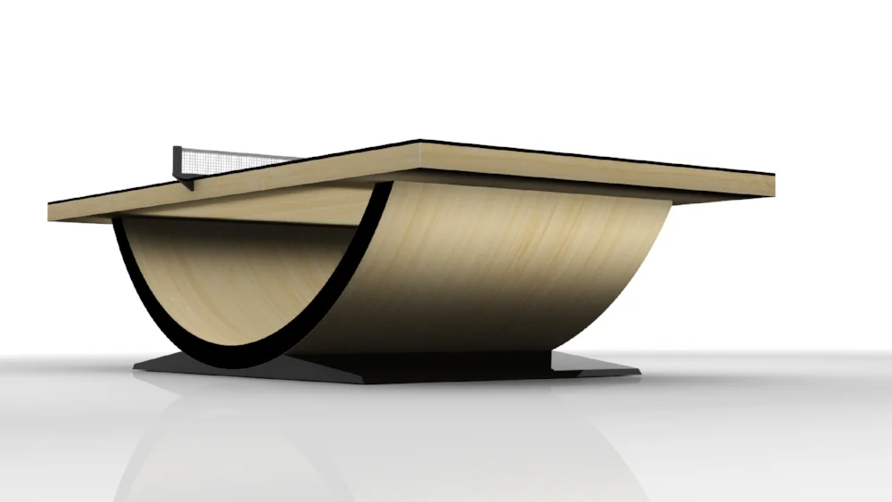 Theseus Table Tennis Table in Bamboo