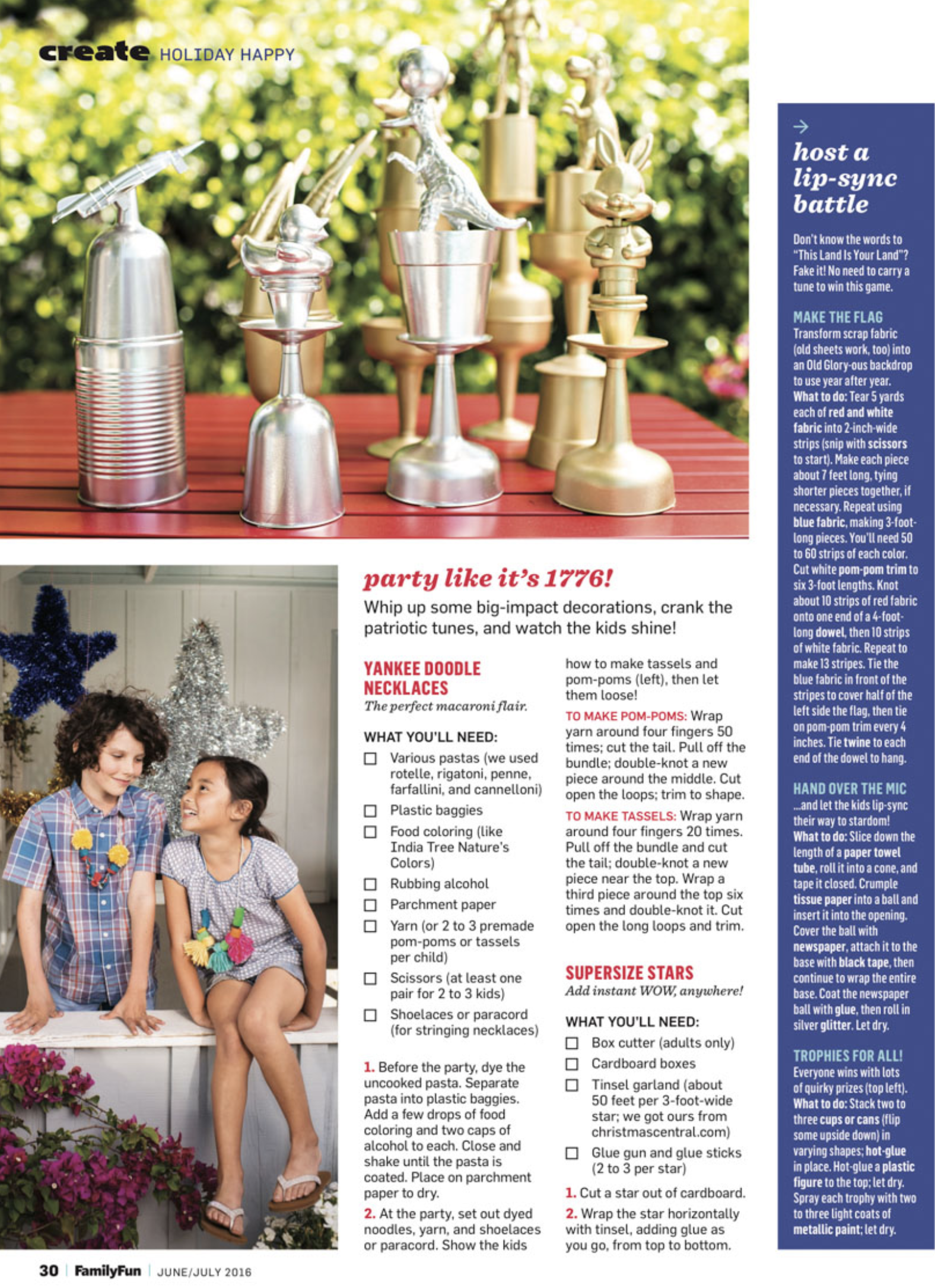 FAMILY FUN MAGAZINE JUNE 2016