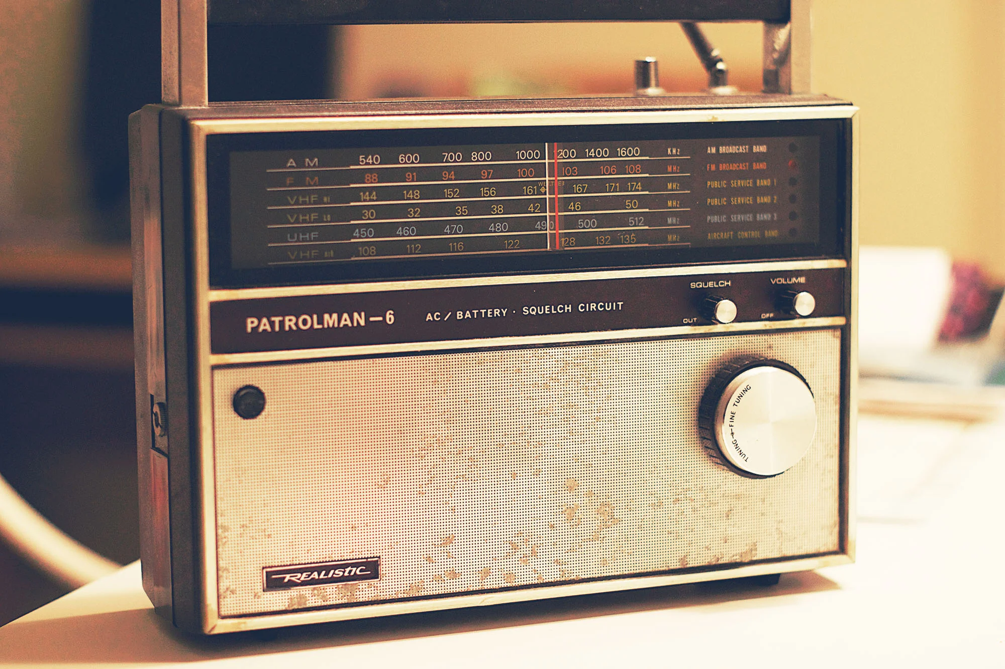 On the radio