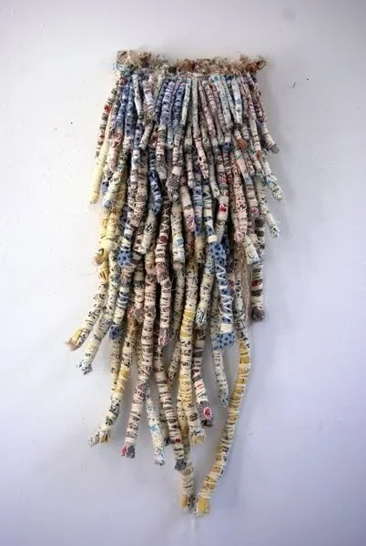 Goodbye Letters Bound in Fabric and String