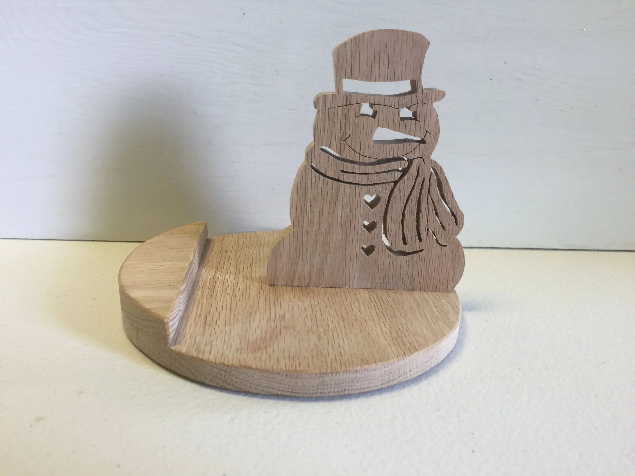  #347 Snowman cell phone holder $20.00 