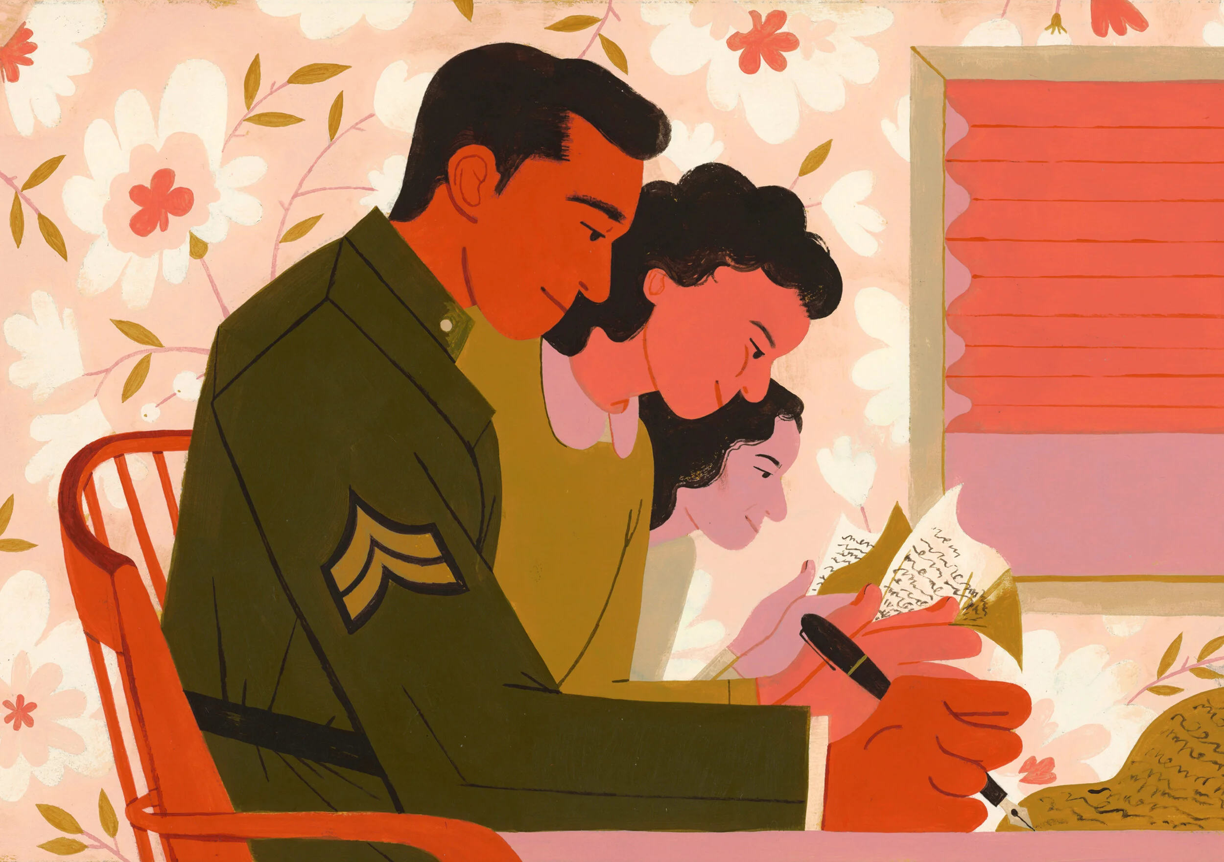  A woman reads the love letters her dad wrote to her mom 70 years ago. 