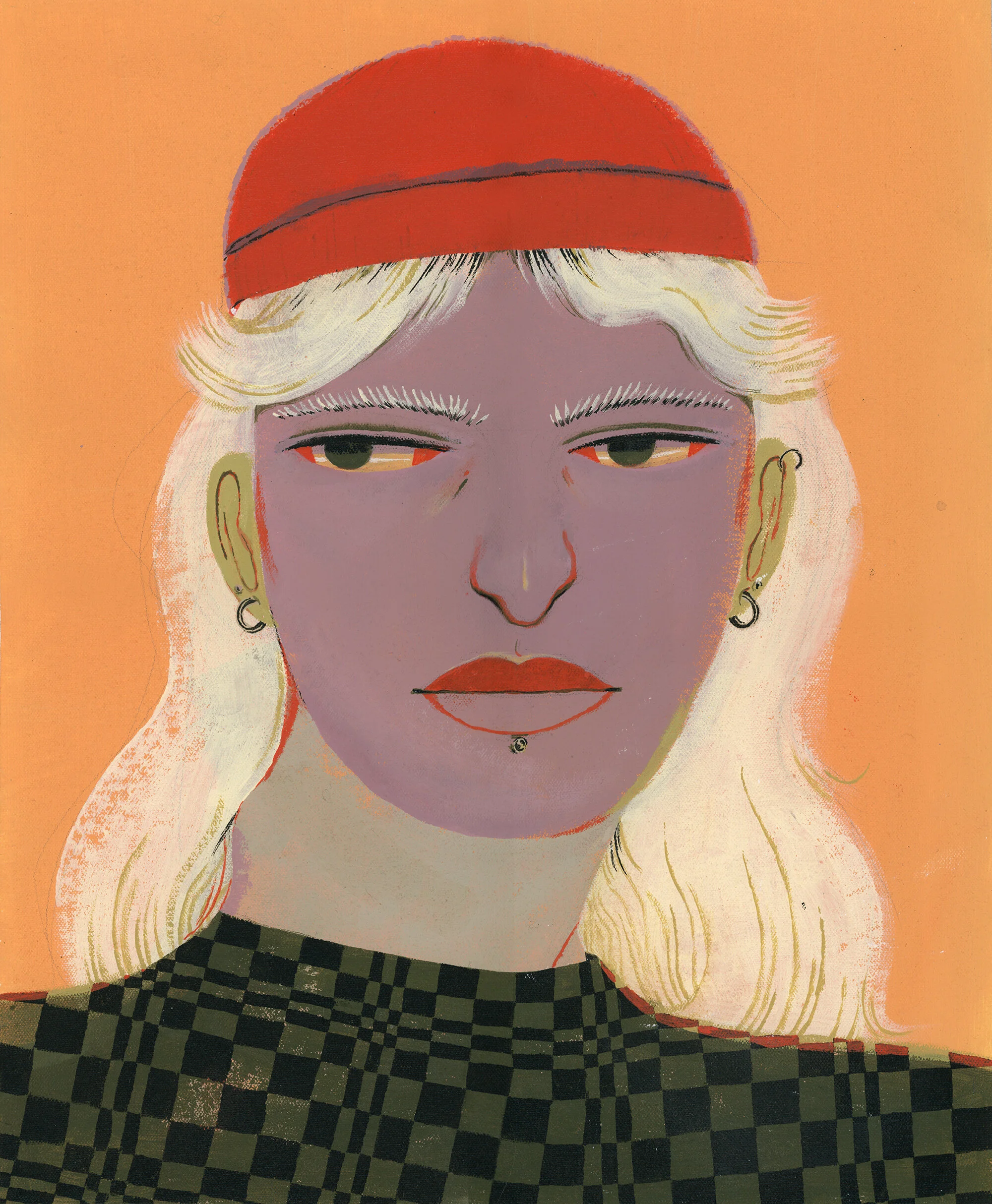   Cherry ,  14” x 17” acrylic on canvas 