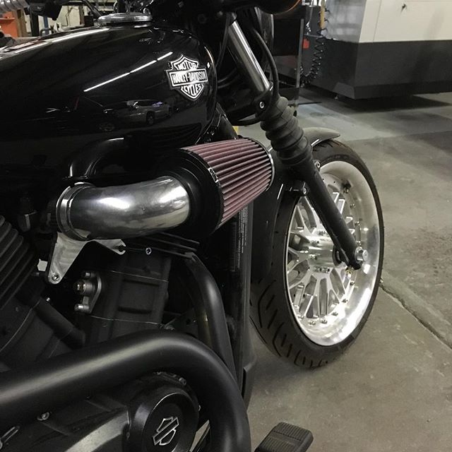 The street 500/750 air cleaner kit  complete bolt on .  Set your Harley Davidson street series apart from the others !  Whole sale avaliable please email or dm thanks !! #harley #harleydavidson #xg500 #street750 #street500 #xg750 #kandn #flpparts #de