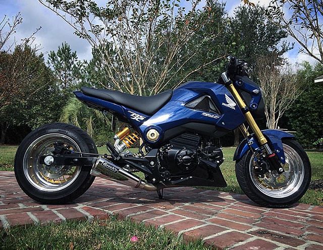 properly done Honda Grom by @sugaseanproductions !! GROM WHEELS by FLPPARTS.com now in stock !