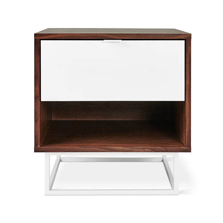 Emerson End Table - Walnut & White - P01.jpg