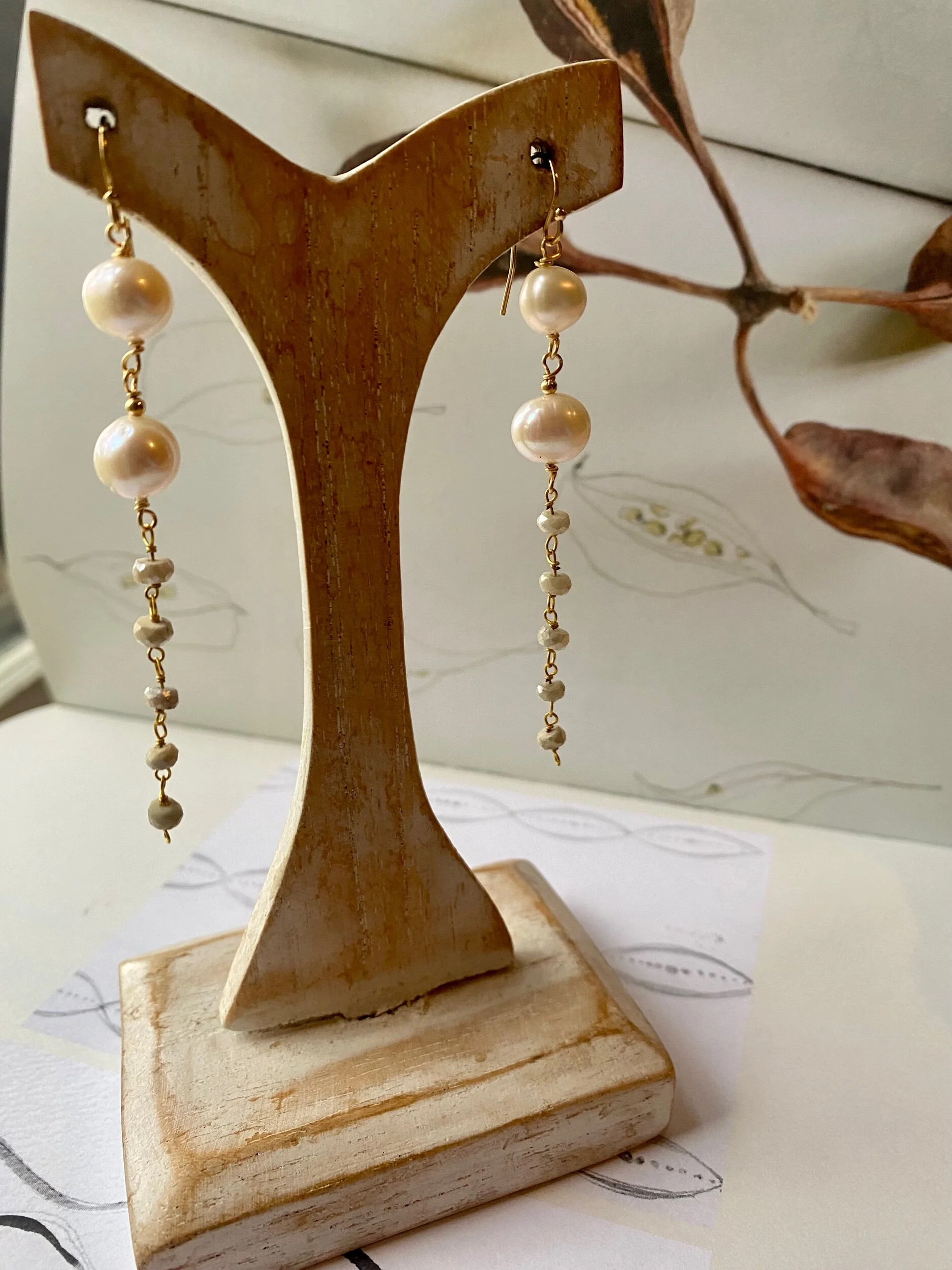 Elegant Pearl Earrings