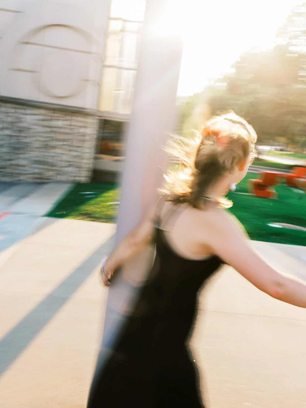 Playful, Colorful, Ice Cream &amp; Playground Senior Session for Anna