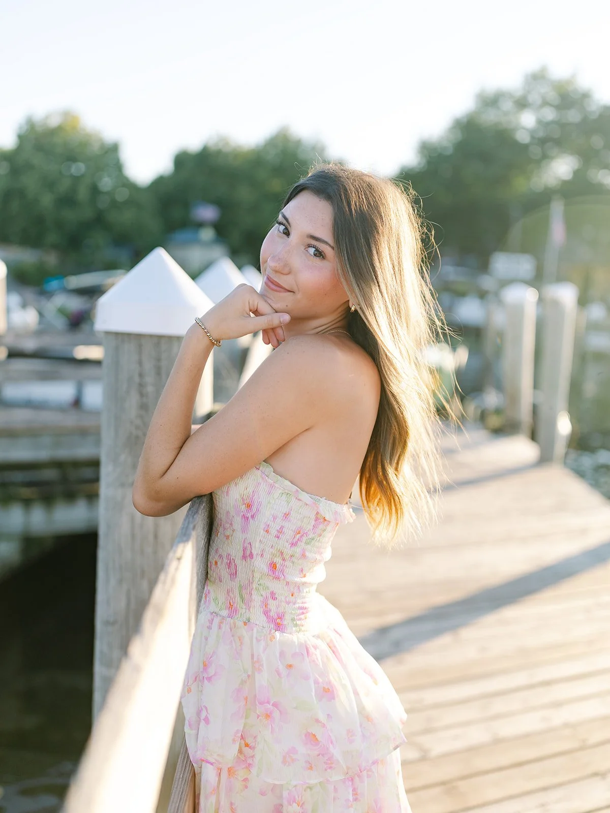 Harmony’s Excelsior Mn Senior Session on Lake Minnetonka