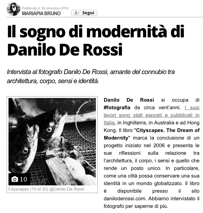 Blasting News: Interview with Mariapia Bruno (read in full - in italian)