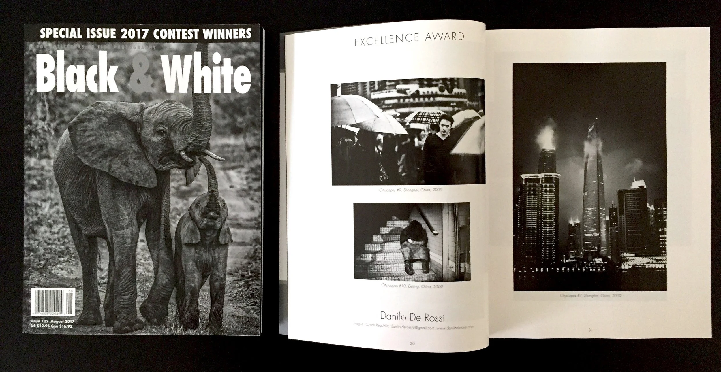 Excellence Award for Cityscapes - Black and White Magazine, Issue 122