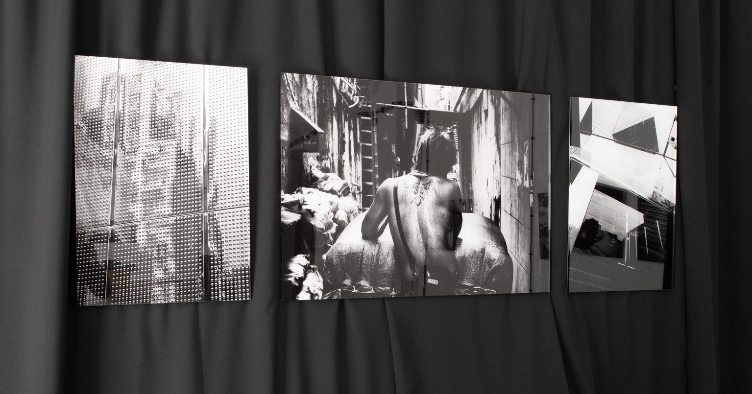 Study 20, 21 and 39 from the collection Cityscapes - The Dream of Modernity, Archival giclée print applied on acrylic, 700x500x10mm (27.5x19.7x0.4 in), Weight 4.5Kg, Edition of 3+1AP, As installed in Vnitroblock in August 2017.